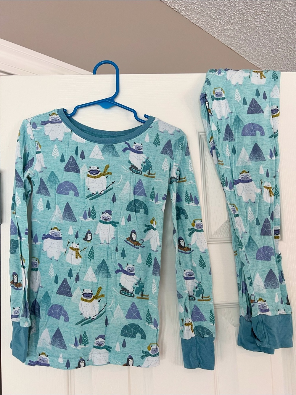 Little Sleepies Yeti Snow Day Pajama Set 5/6
